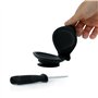 CÉCOA • Ouvre Coquillage avec Couteau en Silicone • Ouvre Huîtres avec Ventouse Fixation • Sécurité et Praticité • Accessoire Fr