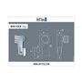 Arti Teq - 10 Crochets Mini Hook : 4 kg Max - Argent