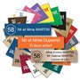 DECOHO - Étiquette Nom + Numéro Personnalisable pour boîte aux Lettres · 100x25x0,8 mm · Noire Lettres Blanches - 1 Ligne - Noir