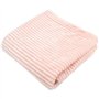 Couverture boudoir - DOMIVA - Blush - 75 x 100 cm - Velours côtelé