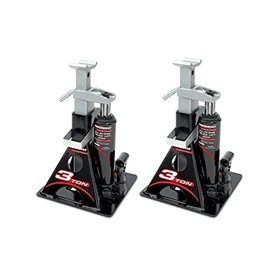 EQUIPEMENT EXPRESS SICOBA Paire de CRICS - CHANDELLES Hydrauliques Crics Bouteille 3T : Ideal pour Camping-Car
