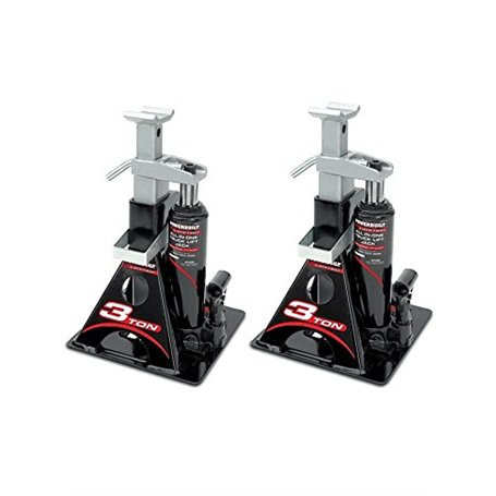 EQUIPEMENT EXPRESS SICOBA Paire de CRICS - CHANDELLES Hydrauliques Crics Bouteille 3T : Ideal pour Camping-Car