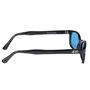 KD's X 1129 - Lunettes de soleil sportifs et motards - homme & femme - s'adaptent sous casque moto vélo ski - Verres turquoises 
