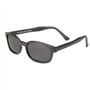 KD's 20010 - Lunettes de soleil noir mat sportifs et motards - homme & femme - s'adaptent sous un casque de moto vélo ski - Verr