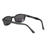 KD's 20010 - Lunettes de soleil noir mat sportifs et motards - homme & femme - s'adaptent sous un casque de moto vélo ski - Verr
