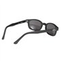 KD's 20010 - Lunettes de soleil noir mat sportifs et motards - homme & femme - s'adaptent sous un casque de moto vélo ski - Verr