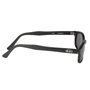 KD's 20010 - Lunettes de soleil noir mat sportifs et motards - homme & femme - s'adaptent sous un casque de moto vélo ski - Verr