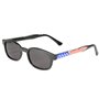 KD's X 10050 - Lunettes de soleil sportifs et motards décor USA - homme & femme - s'adaptent sous casque moto vélo ski - Verres 