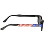 KD's X 10050 - Lunettes de soleil sportifs et motards décor USA - homme & femme - s'adaptent sous casque moto vélo ski - Verres 