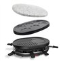 Leogreen - Appareil à Raclette 4 en 1 Multifonctions 8 personnes