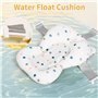 Leogreen Baignoire Pliable Bébé avec Coussin de Bain, Baignoire Bebe avec Thermomètre de Voyage Numérique Portable,Comprend un p