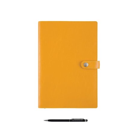 Lot Agenda Civil 2025 Vertical Lady 25 S Oberthur Jaune Safran 1 Semaine Sur 2 Pages + 1 Stylo Stylus Touch Blumie