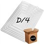 Lot de 100 Enveloppes à bulles D/4 Format 180 x 260 mm. Enveloppes à bulles d'air pochettes matelassées