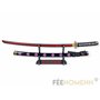 FÉENOMENN Katana One Piece Zoro Shusui - Epée Lame Bois - Support Japonais Inclus