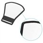 RV Réflecteur pour Flash Cobra Argent et Blanc Recto-Verso Compatible Toutes Marques Nikon Canon YONGNUO Sony PENTAX Olympus VIV