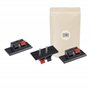 Adaptout X3 Bornier 2 Voies pour Enceinte Haut Parleur Connecteur à Boutons Poussoirs Amplificateur Facade Vissable Adaptateur M