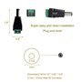 10x borniers Dominos Male DC 12V Standard Fiche 5.5mm x 2.1mm 2 Entrées Alimentation Connecteur - Adaptout Marque Française
