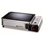 KEMPER - Plancha gaz portable 2300W plaque anti adhésive + 4 cartouches gaz camping + Valise de transport