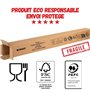 Paille Carton Kraft Biodégradable | Lot de 250 Pailles Jetables Droites 20 cm | Pailles Ecologiques | Recyclables et Compostable