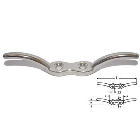 Taquet Fanion inox A4 Longueur 148mm inox 316 - A4