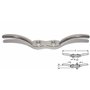 Taquet Fanion inox A4 Longueur 148mm inox 316 - A4
