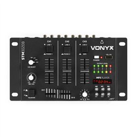 Vonyx STM-3020B Table de mixage 6 canaux – Port USB