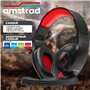 Amstrad Pack Pro Gamer Warriors 5 pièces: Clavier, Souris & Tapis, Casque & Adaptateur. Retro-éclairage RVB. AZERTY & USB