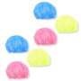 PARENCE.- Lot de 6 Bonnets de Douche - 3 Couleurs