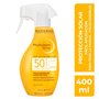 PHOTODERM MAX Spray SPF 50+ 400ml |Protection optimale UVA-UVB – Active les défenses naturelles de la peau| Peaux sensibles ou i
