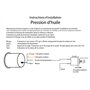 Manomètre Vega® pression d'huile 0-10 bars affichage numérique et leds 52 mm marque Française