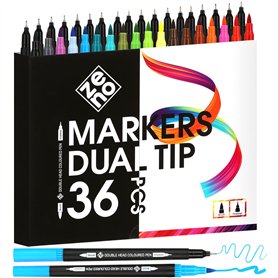ZENO 36 Feutres Coloriage Adulte