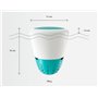 ICO Pool V2 Chlore Brome - Analyseur d'eau connecté pour piscines traitées au chlore ou au brome - Mesures toutes les heures pH,