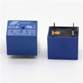 Relais puissance 3v SRD-3VDC-SL-C 10A - 5 pins T73-33rel003