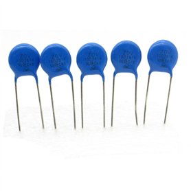 5x varistances THINKING TVR10391-250VAC 60J 2500A 10mm - 92vari001