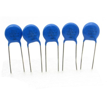 5x varistances THINKING TVR10391-250VAC 60J 2500A 10mm - 92vari001