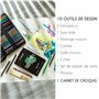 12 Crayons metalliques