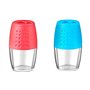 WONDAY Taille-crayon Taill'liberty Interieur Plast 2 Trous Réserve vissée Bleu/Rouge Aléatoire