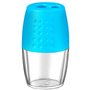 WONDAY Taille-crayon Taill'liberty Interieur Plast 2 Trous Réserve vissée Bleu/Rouge Aléatoire