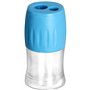 WONDAY Taille-crayon Taill'liberty Interieur Plast 2 Trous Réserve vissée Bleu/Rouge Aléatoire