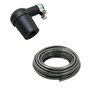 KIT ALLUMAGE UNIVERSEL : FIL A BOUGIE 7MM + ANTIPARASITE MOBYLETTE SCOOTER MOTO TONDEUSE MOTOCULTEUR CAPUCHON DE BOUGIE