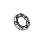 cyclingcolors 2X roulement Cage à Billes moyeu arrière 15mm 25mm 7 Billes 6.35mm Roue vélo Cycle VTT Ville Vintage Route