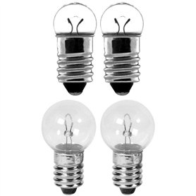 cyclingcolors Ampoule Velo Avant Arriere 6V 0.6W 2.4W (4 PCS) FEU Dynamo CULOT A Visser E10 Phare Cycle