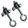 cyclingcolors 2X Tendeur de Chaine M6 vélo Course 65mm ajusteur Tension à vis épaisseur Cadre 5mm Argent
