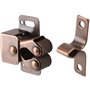 cyclingcolors loqueteau de porte vintage à rouleau acier métal bronze bruni marron loquet placard meuble