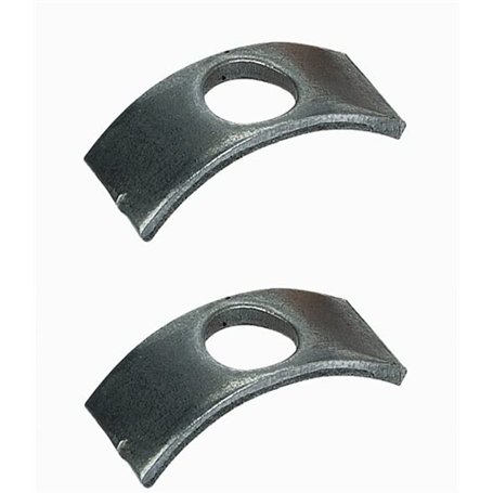 cyclingcolors 2x étrier fermé 38mm à trou pour vis assemblage goujon tête cylindrique meuble ancien demi lune rond ferrure vinta