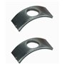 cyclingcolors 2x étrier fermé 38mm à trou pour vis assemblage goujon tête cylindrique meuble ancien demi lune rond ferrure vinta