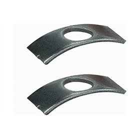 cyclingcolors 2x étrier fermé 30mm à trou pour vis assemblage goujon tête cylindrique meuble ancien demi lune rond ferrure vinta