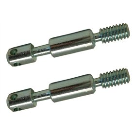 cyclingcolors 2x goujons d'assemblage de lit meuble diamètre 8mm x longueur 50mm 4 trous acier vis filetage direct