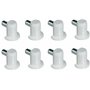 cyclingcolors 8x taquet blanc support plateau plaque verre ou bois meuble étagère armoire
