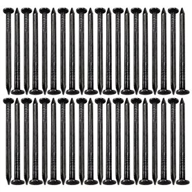 cyclingcolors 100x clou pointe en acier tête ronde bricolage artisanat décoration fixation meuble bois noir